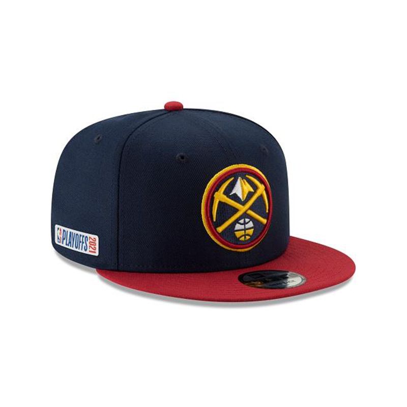 NBA Denver Nuggets Playoff Side Patch 9Fifty Snapback (EPY9850) - Yellow New Era Caps